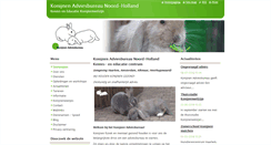 Desktop Screenshot of konijnen-adviesbureau.com
