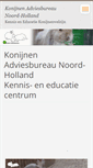 Mobile Screenshot of konijnen-adviesbureau.com